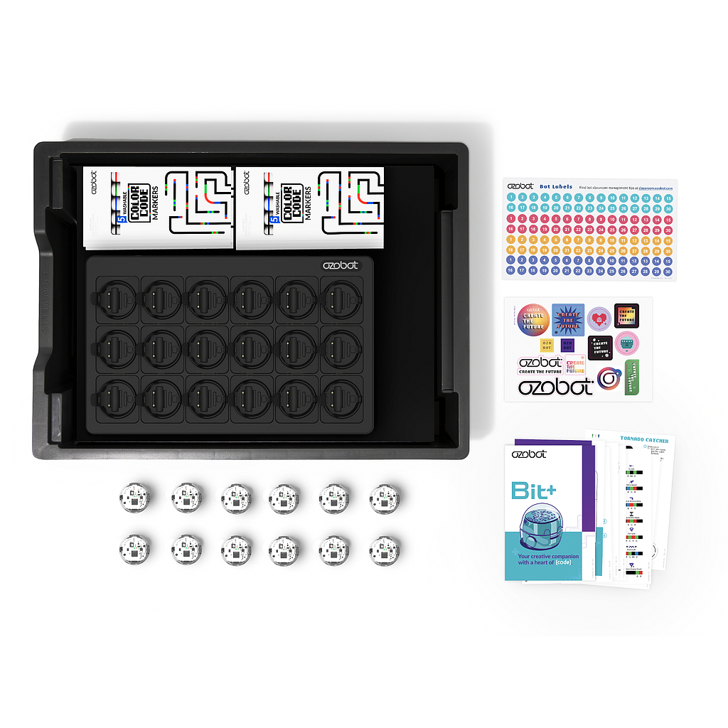 Ozobot Bit robotu klases komplekts 12gab
