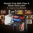 xTool F1 Ultra 20W Fiber and Diode Laser Engraver Educational Kit