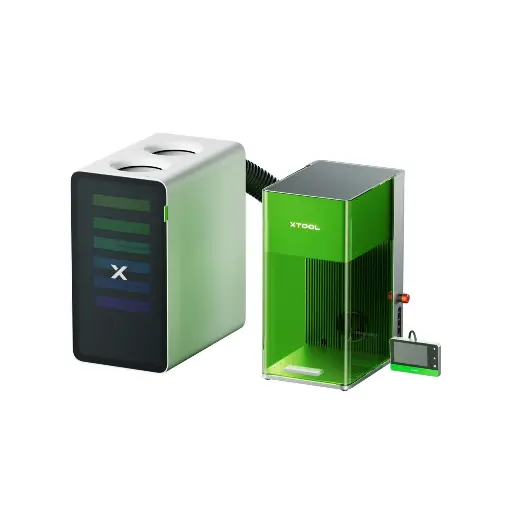 [P5010383-EDU] xTool F1 Ultra 20W šķiedras un diodes lāzergravētājs – izglītības komplekts